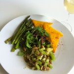 Bean-Salad-with-Polenta-and-Asparagus