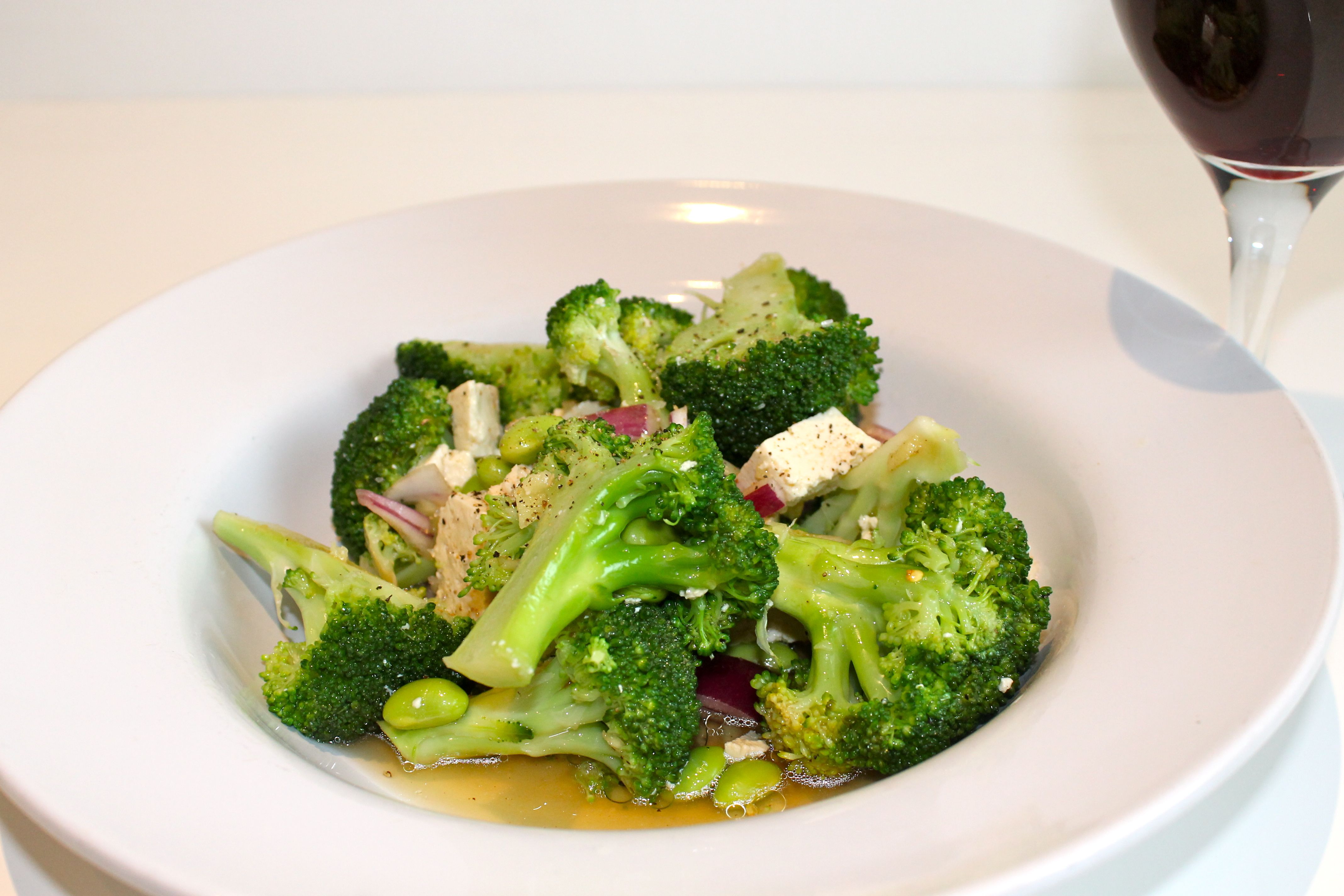 Broccoli, Edamame and Tofu Salad