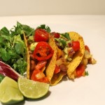 Tacos s zapečeni grah i guacamole