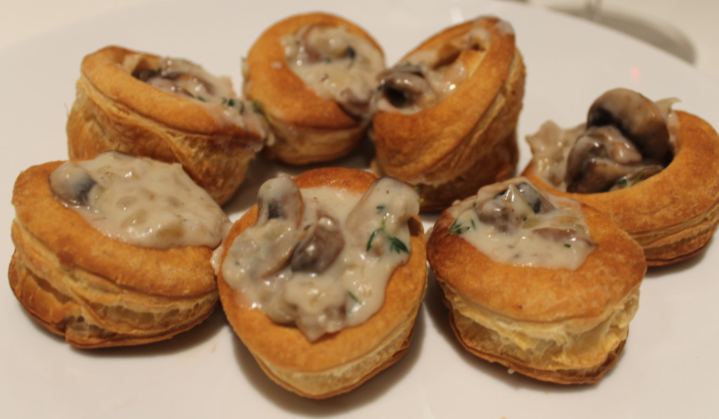 Mushroom and Brandy Vol au Vents